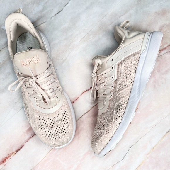 APL Techloom Tracer Nude Rose Dust Sneakers Shoes 8 - Picture 1 of 9